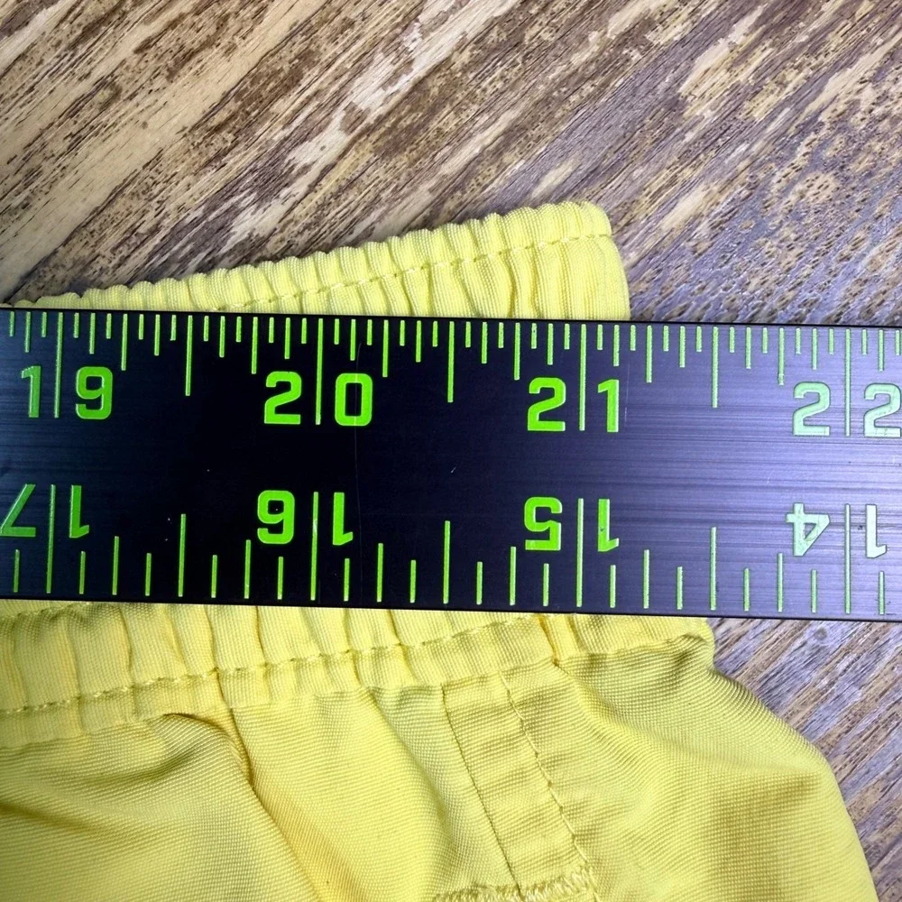Polo Ralph Lauren Swim Trunks Mens 4XB Yellow Mesh Lined Pony Logo Summer Beach